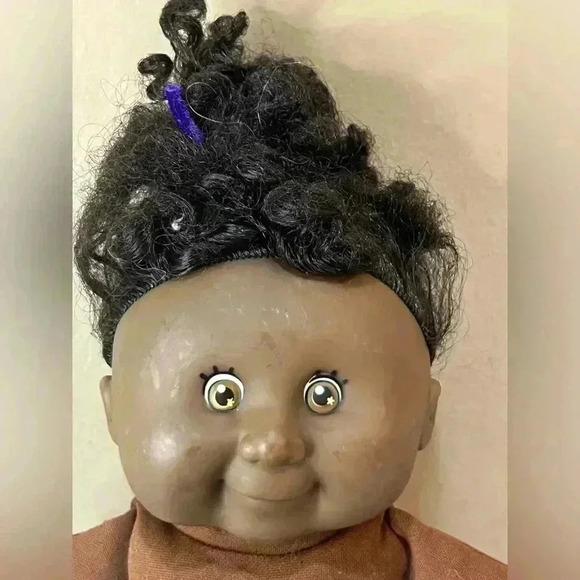 Blue-Box doll Cabbage Patch‎ Clone brown eyes 521608 - Picture 1 of 7